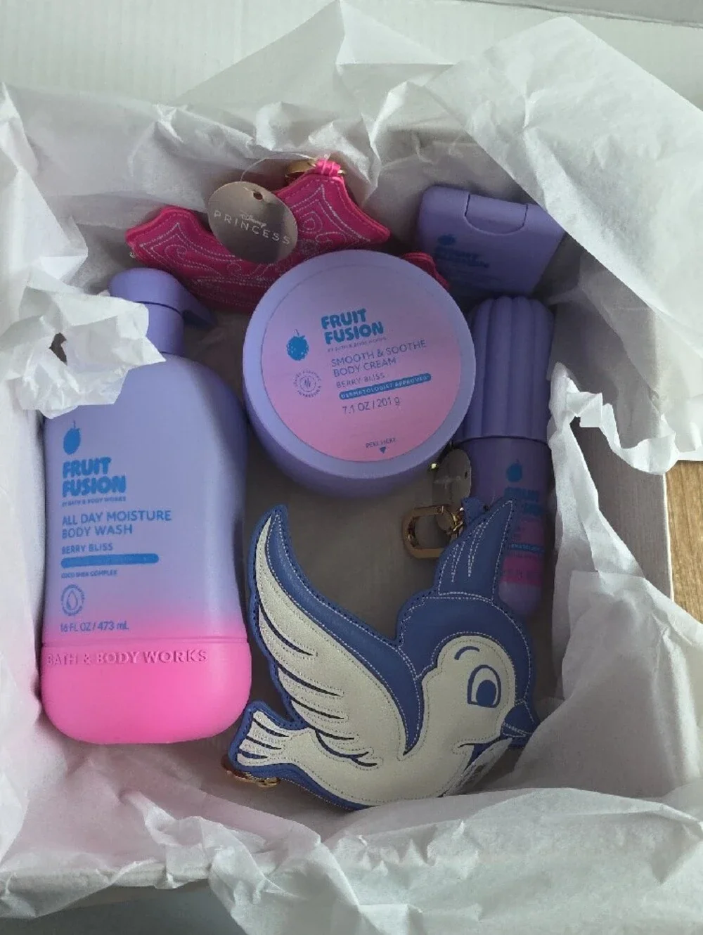 Bath & Body Works Fruit Fusion Set - Lavender Purple & Pink